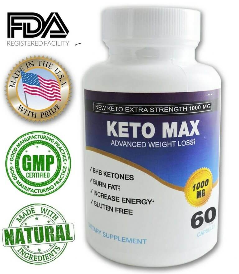 Keto Max - all-natural advanced weight loss formula