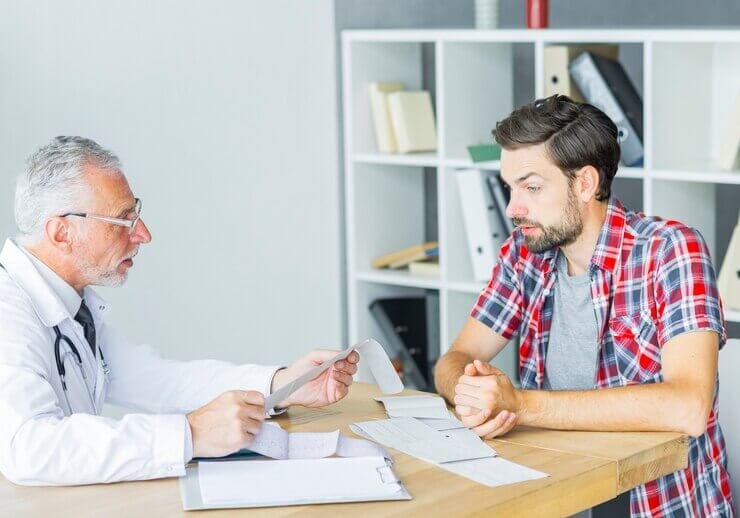 doctor advising the patient